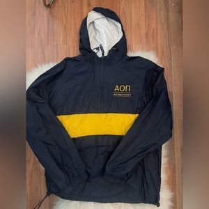 alpha omicron pie windbreaker